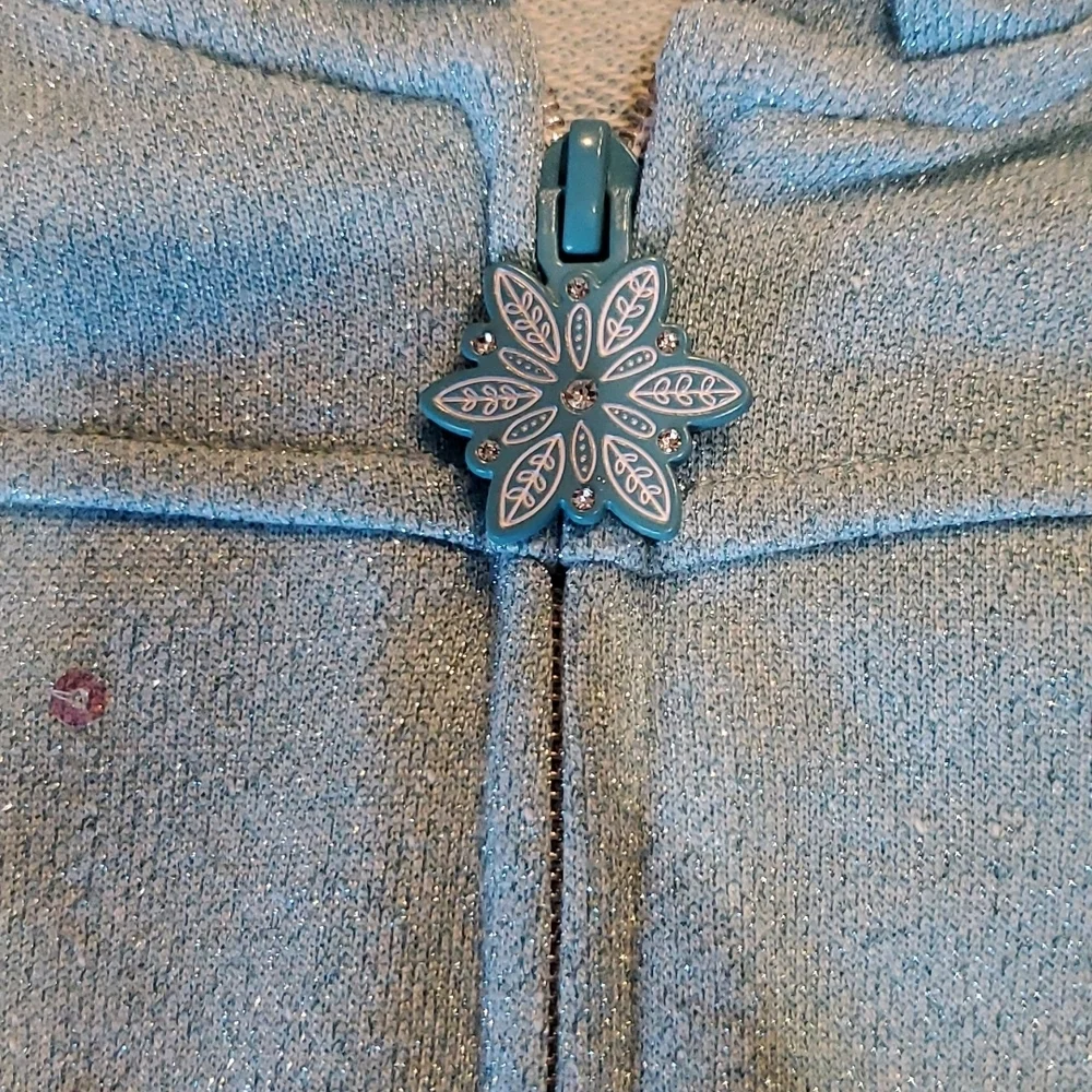 HOST PICK Disney Frozen Hooded Zip Up Sweatshirt with Cape Size 4